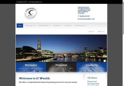 Website Image of IC WEALTH FINANCIAL PLANNING LTD
