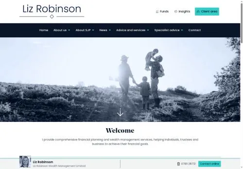 Website Image of Liz Robinson Wealth Management Limited