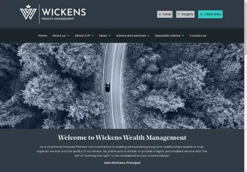 Website Image of Wickens Wealth Management