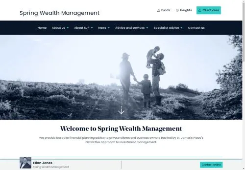 Website Image of Spring Wealth Management