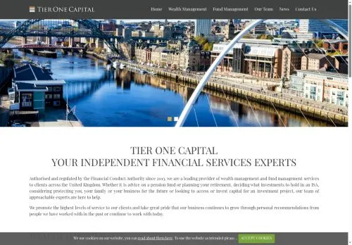 Website Image of Tier One Capital Wealth Management Limited
