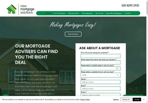 Website Image of New Mortgage Solutions LTD
