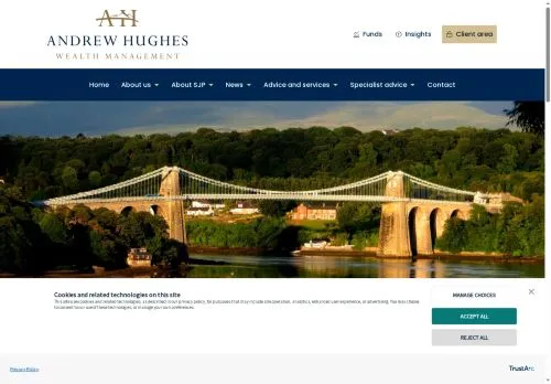 Website Image of Andrew Hughes Wealth Management Cyf