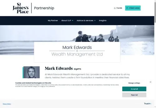 Website Image of Mark Edwards Wealth Management LTD