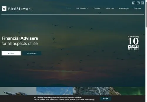 Website Image of Bird Stewart Financial Services Limited