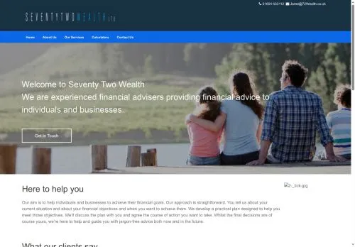 Website Image of Seventy Two Wealth LTD