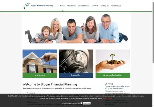 Website Image of Biggar Financial Planning Limited