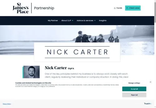 Website Image of Nicholas Carter