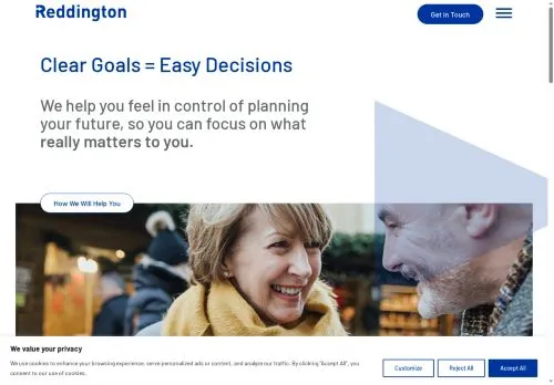Website Image of Reddington Wealth Management LTD