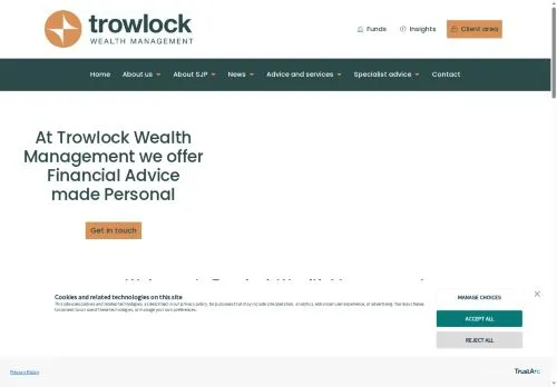 Website Image of Trowlock Wealth Management LLP