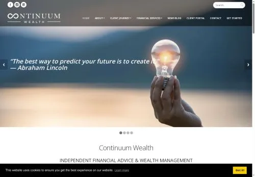 Website Image of Continuum Wealth Limited