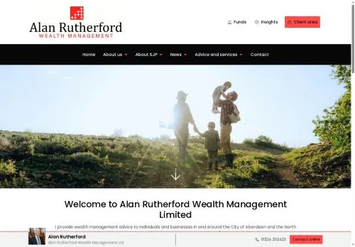 Website Image of Alan Rutherford Wealth Management LTD