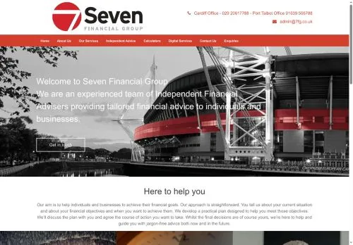 Website Image of Seven Financial UK Limited