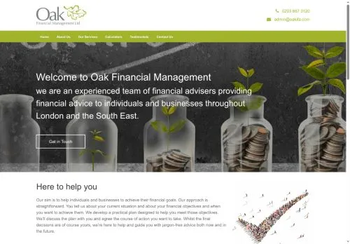 Website Image of OAK FINANCIAL MANAGEMENT LTD