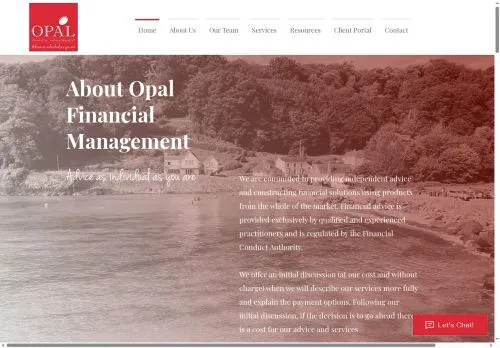 Website Image of Opal Financial Management Limited