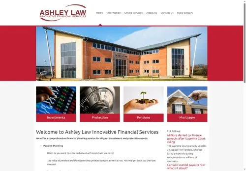 Website Image of Ashley Law Innovative Financial Services