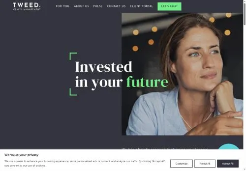 Website Image of Tweed Wealth Management LTD