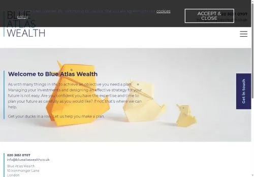 Website Image of Blue Atlas Wealth Limited