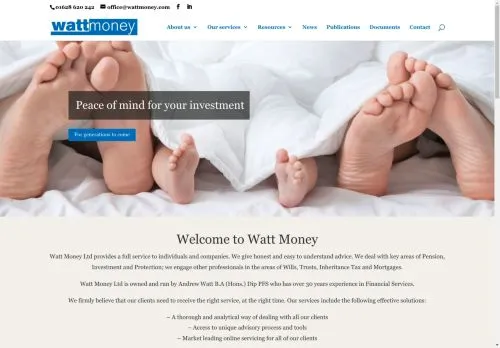 Website Image of Watt Money Limited