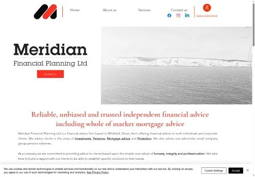 Website Image of Meridian Financial Planning Limited