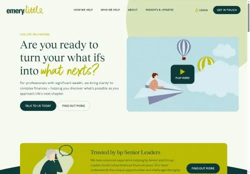 Website Image of Emery Little Wealth Management Limited