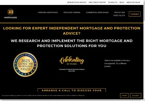 Website Image of R3 Mortgages Limited