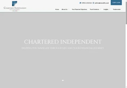 Website Image of Chartered Independent LTD