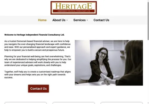Website Image of Heritage Independent Financial Consultancy LTD