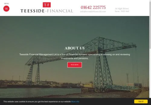 Website Image of Teesside Financial Management LTD