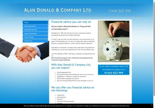 Website Image of ALAN DONALD & COMPANY LTD