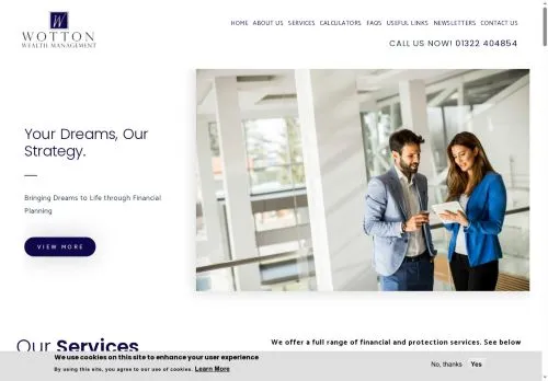 Website Image of Wotton Wealth Management Limited