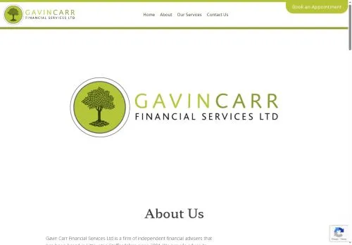 Website Image of Gavin Carr Financial Services Limited