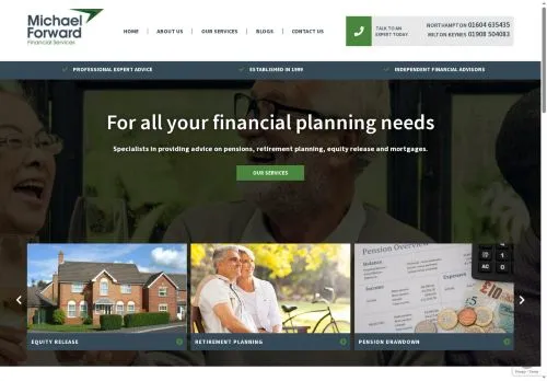 Website Image of MICHAEL FORWARD FINANCIAL SERVICES LIMITED