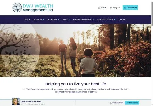 Website Image of DWJ Wealth Management LTD