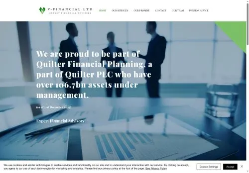 Website Image of V-financial LTD