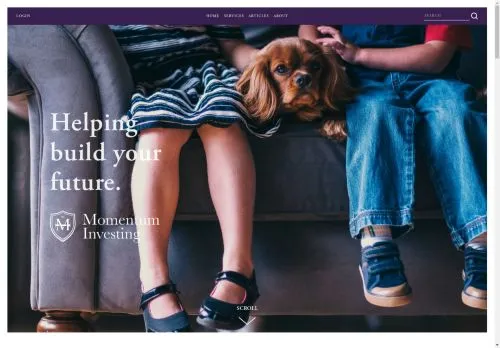 Website Image of Momentum Investing LTD
