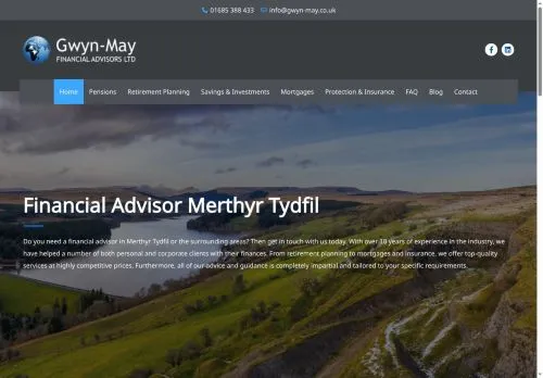 Website Image of Gwyn-may Financial Advisors Limited