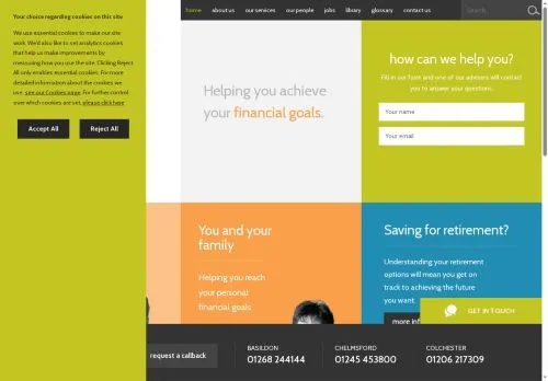 Website Image of Birkett Long IFA LLP
