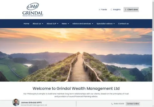 Website Image of Grindal Wealth Management LTD