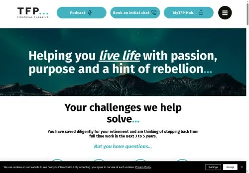 Website Image of TFP Financial Planning LTD