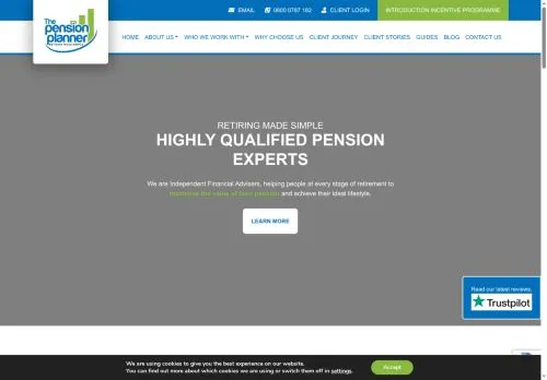 Website Image of The Pension Planner LTD