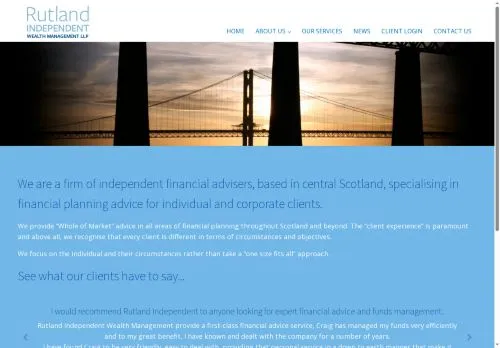 Website Image of Rutland Independent Wealth Management LLP