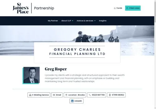 Website Image of Gregory Charles Financial Planning Limited