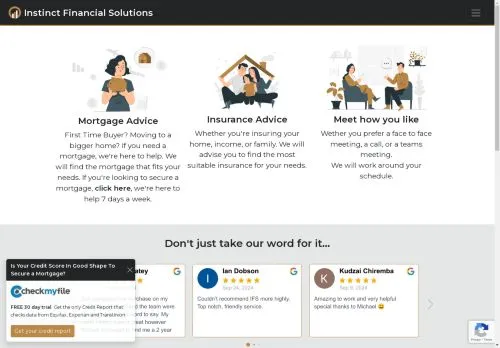 Website Image of Instinct Financial Solutions Limited