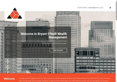 Website Image of Bryant O'Neill Wealth Management Limited