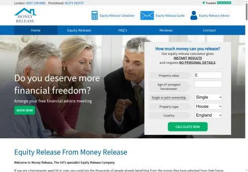 Website Image of Money Release Limited
