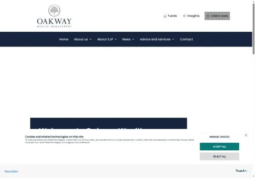Website Image of Oakway Wealth Management Limited