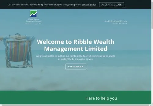 Website Image of Ribble Wealth Management Limited