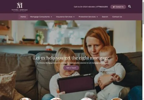 Website Image of Victoria Mortgage & Protection Services Limited