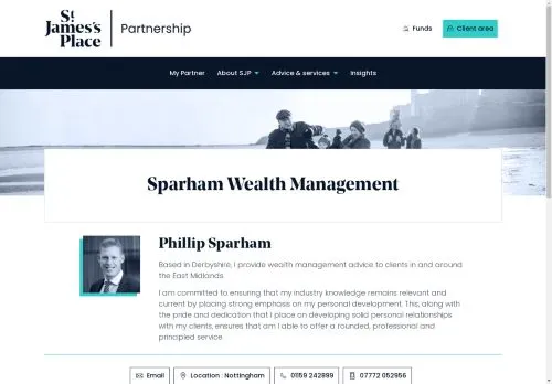 Website Image of Sparham Wealth Management